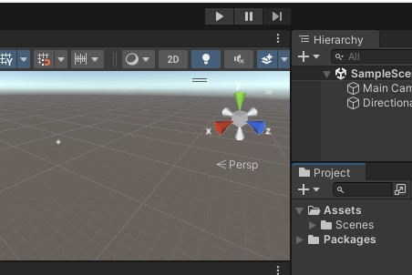 State of Unity project after hard reset